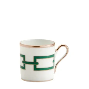 Ginori 1735 Tazza Caffè Catene Smeraldo - Verde Direttamente Dal Produttore