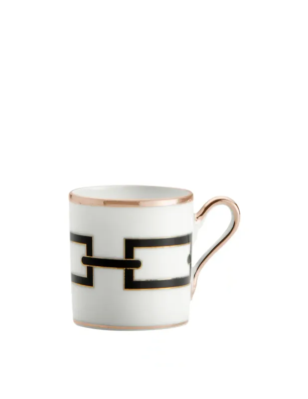 A Buon Prezzo Ginori 1735 Tazza Caffè Catene Nero