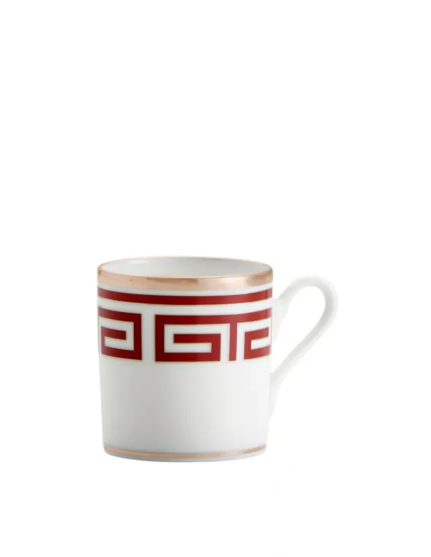 Ginori 1735 Tazza Caffè Labirinto Scarlatto Saldi