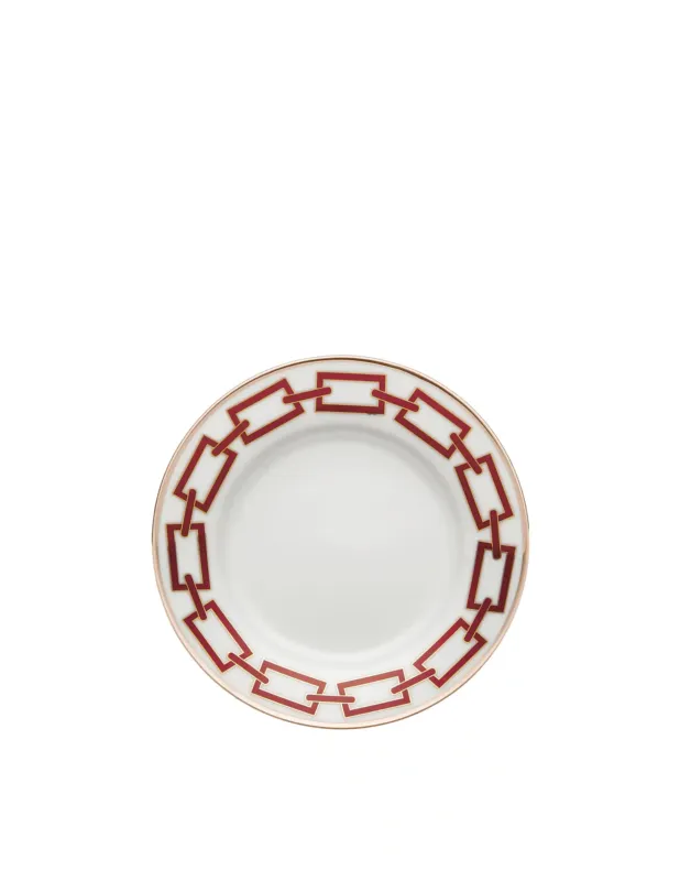 Compra Online Ginori 1735 Piatto Pane Catene Scarlatto