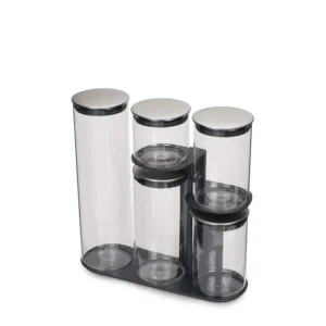 Joseph Joseph Set Da 5 Barattoli In Vetro Con Supporto Podium 100 Spedito Oggi