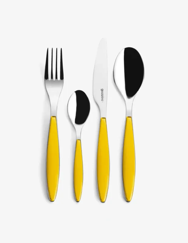 Compra Oggi Stesso Guzzini Feeling Set Posate 24pz Bicolore