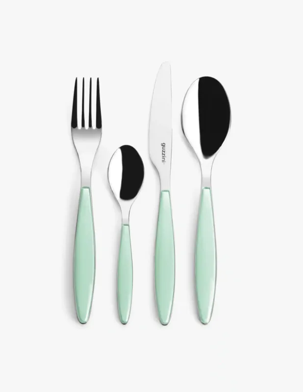 Di Tendenza Guzzini Feeling Set 24 Posate Bicolore