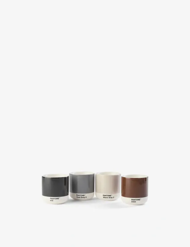 Solo Oggi Pantone Cortado Thermo Cup Set 4 pz 170 ml