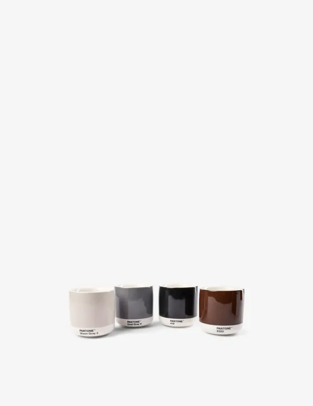 Popolare Pantone Latte Thermo Cup Set 4 pz 220 ml