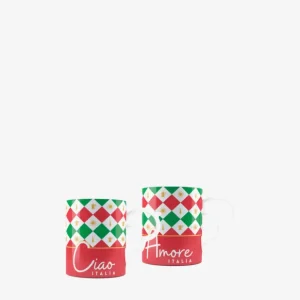 Bialetti Tricolore Set 2 Mug Subito Disponibile