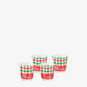 Bialetti Tricolore Set 4 Bicchierini Solo Oggi