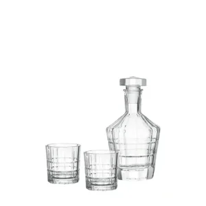 Leonardo 2 Bicchieri E Una Caraffa Whisky Spiritii Promo Stagionale
