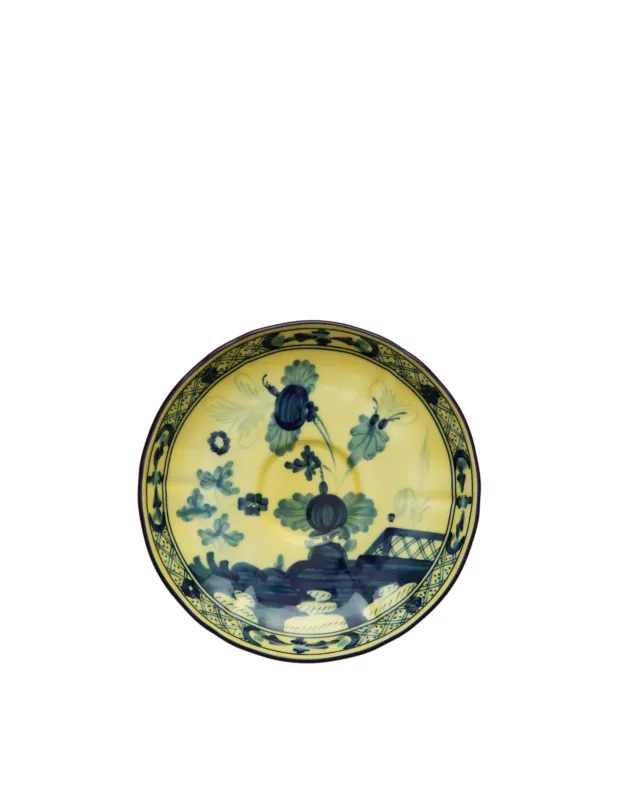 Offerta Ginori 1735 Piatto Tè Oriente Italiano Citrino
