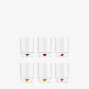 Zafferano Teca Frutta 6 Tumbler Assortiti Prezzo Conveniente