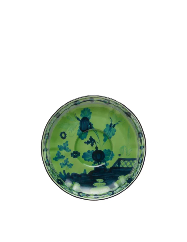 Offerta Ginori 1735 Piatto Caffè Oriente Italiano Malachite - Verde