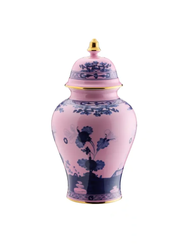 Ginori 1735 Vaso Potiche Piccolo Oriente Italiano Azalea Miglior Prezzo