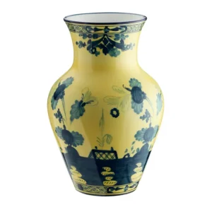 Ginori 1735 Vaso Ming Piccolo Oriente Italiano Citrino Popolare