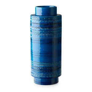 Bitossi Ceramiche Vaso in ceramica Rimini Blu Reso Gratuito