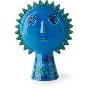 Di Tendenza Bitossi Ceramiche Scultura Sole serie Rimini Blue