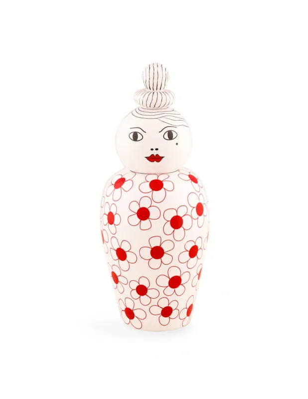 Seletti Vaso In Dolomite Con Coperchio "Le Canopie-Pepa" Subito Disponibile