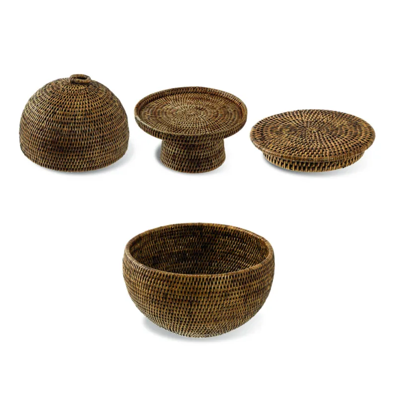 Ultime Pezzi Radici Set da Portata Dessert, 4 pz