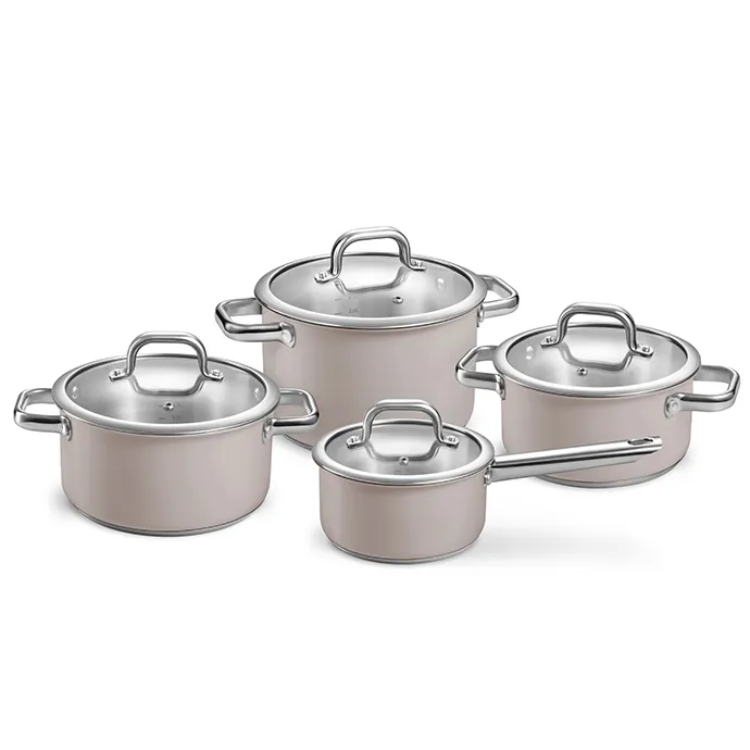 BATTERIA DI PENTOLE, TAUPE Offerta Limitata