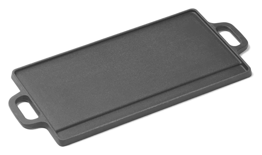 Piastra ghisa Ompagrill PIASTRA4323 double face liscia rigata Nero Vendita Finale