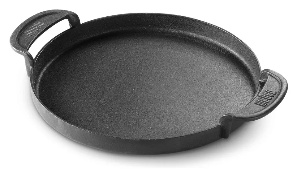 Piastra ghisa Weber 7421 liscia con manici Occasione