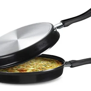 Padella girafrittata Piardinox DUEG2425NE02 Nero Scelto Dai Clienti