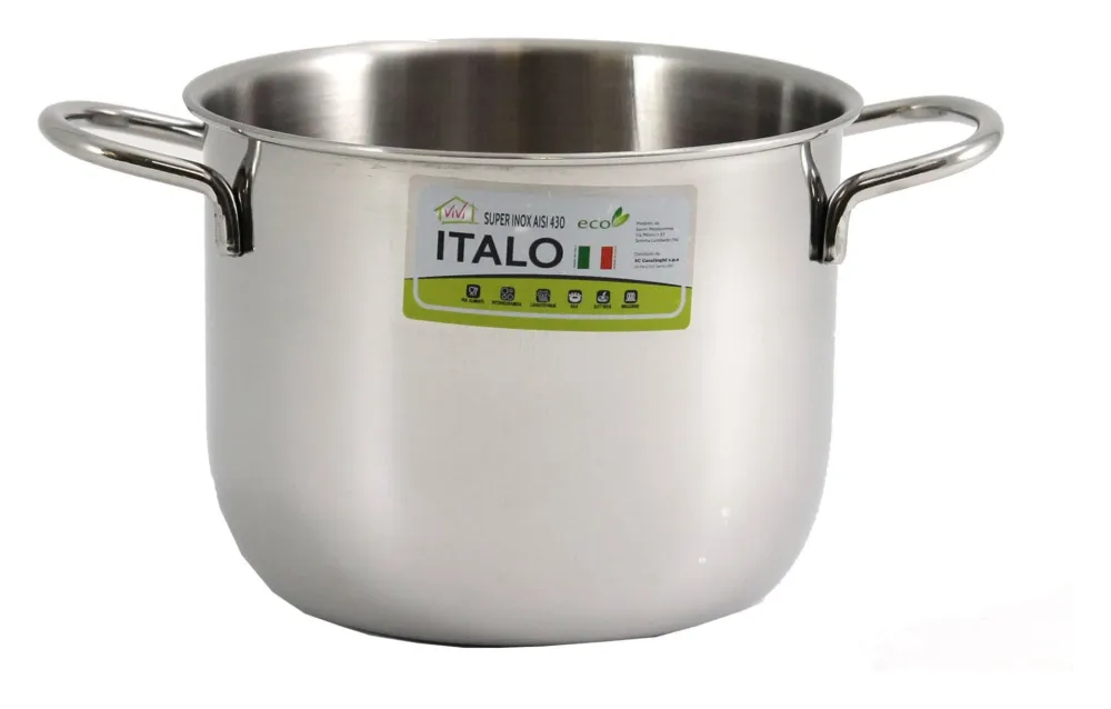 Pentola Metalsomma 152 30 ITALO Cromo lucido Professionale