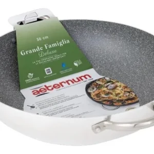 Wok Aeternum AP000173 GRANDE FAMIGLIA DELUXE Silver Non Perdere