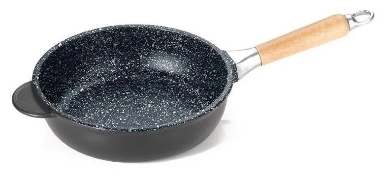Padella Antik Ars 68.24PS PIERRESTONE alta con manico amovibile Nero Offerta Del Giorno