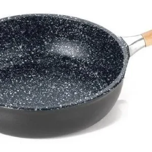 A Buon Prezzo Padella Antik Ars 68.32PS PIERRESTONE alta con manico amovibile Nero