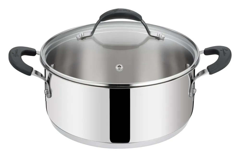 Casseruola Lagostina 012896032426 TEMPRA semi fonda Cromo lucido Soddisfatti O Rimborsati