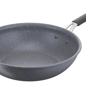 Prezzo Ridotto Wok Lagostina 012163041828 TEMPRA MINERAL 1 manico Grigio