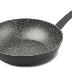 Prezzo Conveniente Wok Ghidini Cipriano 2255 VIVÀ 1 manico Grigio e Rosso