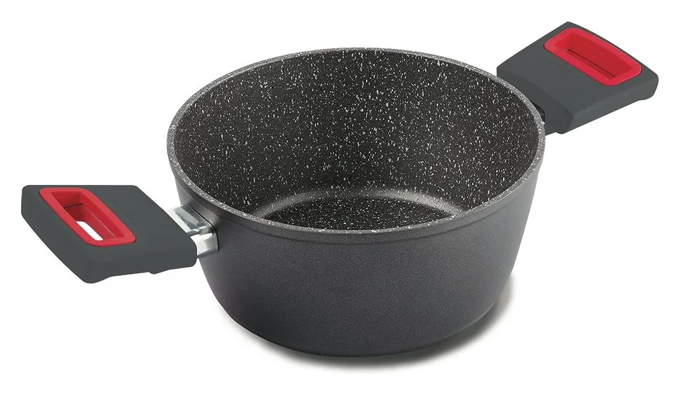 Casseruola Ghidini Cipriano 2253 VIVÀ Grigio e Rosso Economico