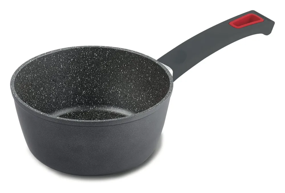 Casseruola Ghidini Cipriano 2251 VIVÀ 1 manico Grigio e Rosso Must-Have
