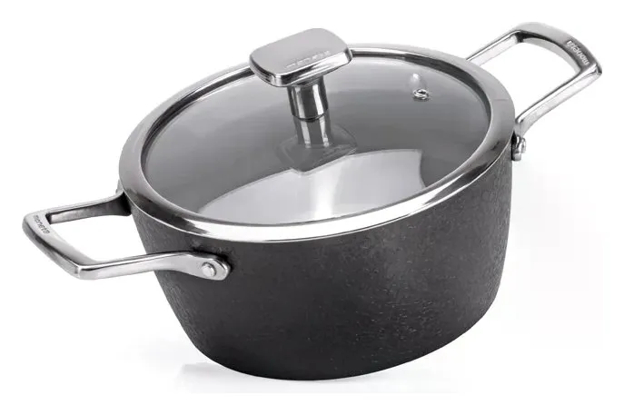 Casseruola Moneta 0015394502 ARMONIA FINEGRES Nero Pagamento Sicuro