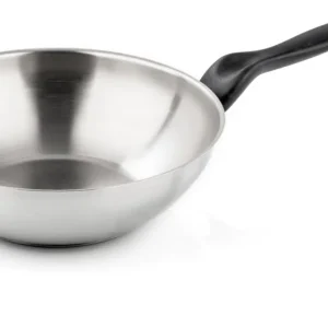 Wok Barazzoni 278109728 LE INOXIDABILI saltapasta 1 manico Cromo spazz Reso Gratuito