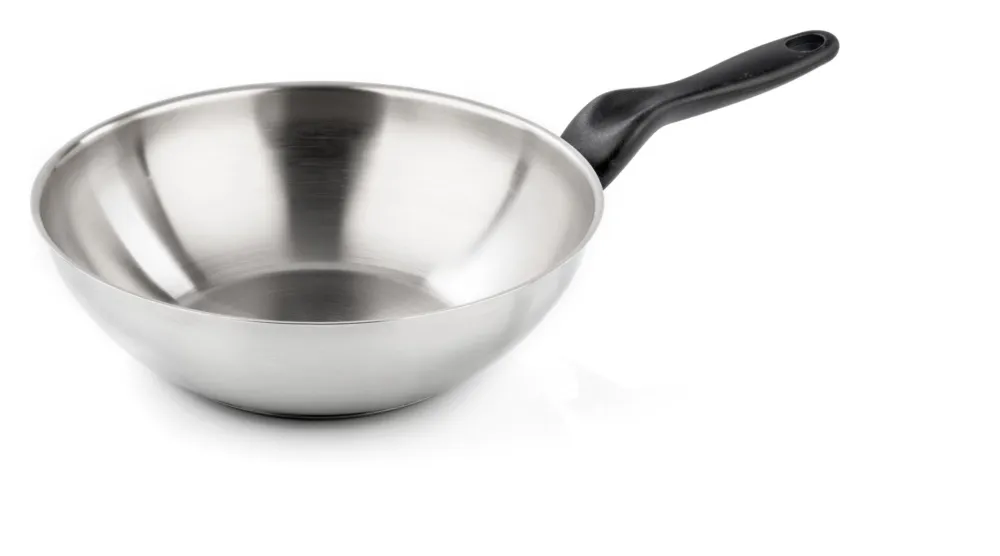 Wok Barazzoni 278109728 LE INOXIDABILI saltapasta 1 manico Cromo spazz Reso Gratuito