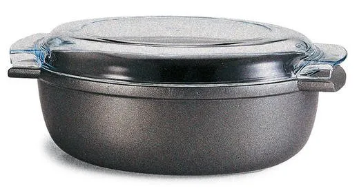 Rostiera Risoli 00109F 36T00 SAPORELLA con coperchio Nero Esclusivo