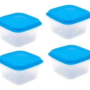 Set contenitori alimenti Giò Style 6465254 ERMETICI quadro Azzurro Offerta