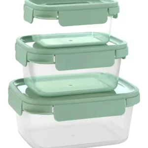 Set contenitori alimenti LocknLock LTN340S3 NESTNLOCK (500, 920, 1600 Popolare
