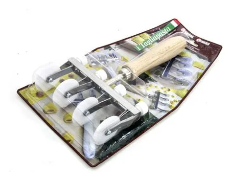 Offerta Speciale Taglia pasta Elettro Center Art 394 regolabile 4 Lame liscie 120 mm