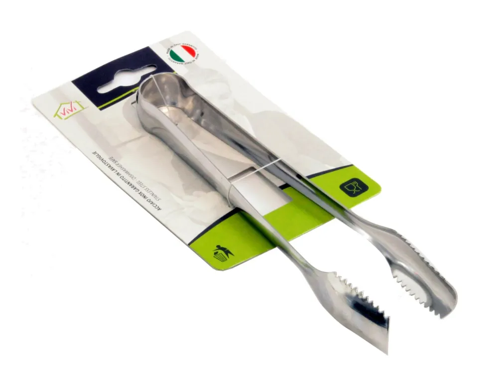 Pinza cucina Gnali 706PC VIVI per ghiaccio Cromo Popolare