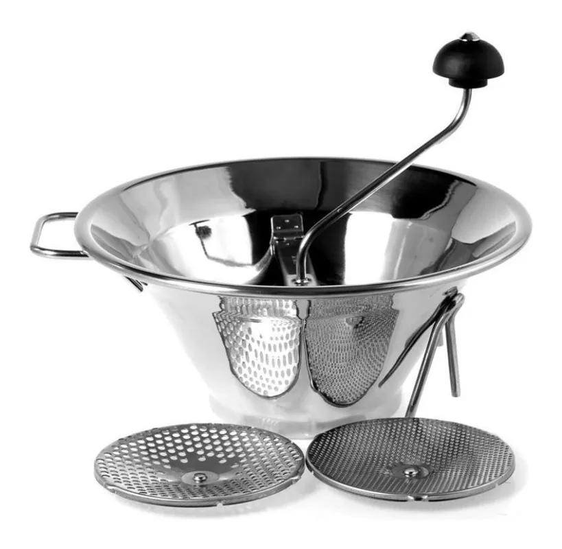 Must-Have Passa verdura Omac 800 professionale Chef 3 dischi Cromo