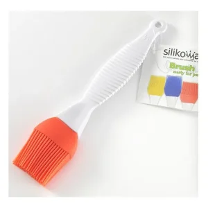 Pennello cucina Silikomart 70 049 72 0001 silicone medium Arancio e Bi Offerta Lampo