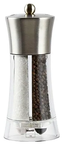 Macina sale Bisetti 8310 2 in 1 Dual Big Cromo spazzolato Promo Stagionale