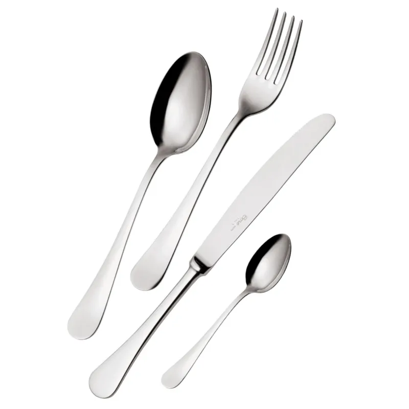 Servizio Posate 24 Pezzi MILANO in acciaio inox 1810 lucidato a specchio spessore 2.5 mm Eme Posaterie Subito Disponibile