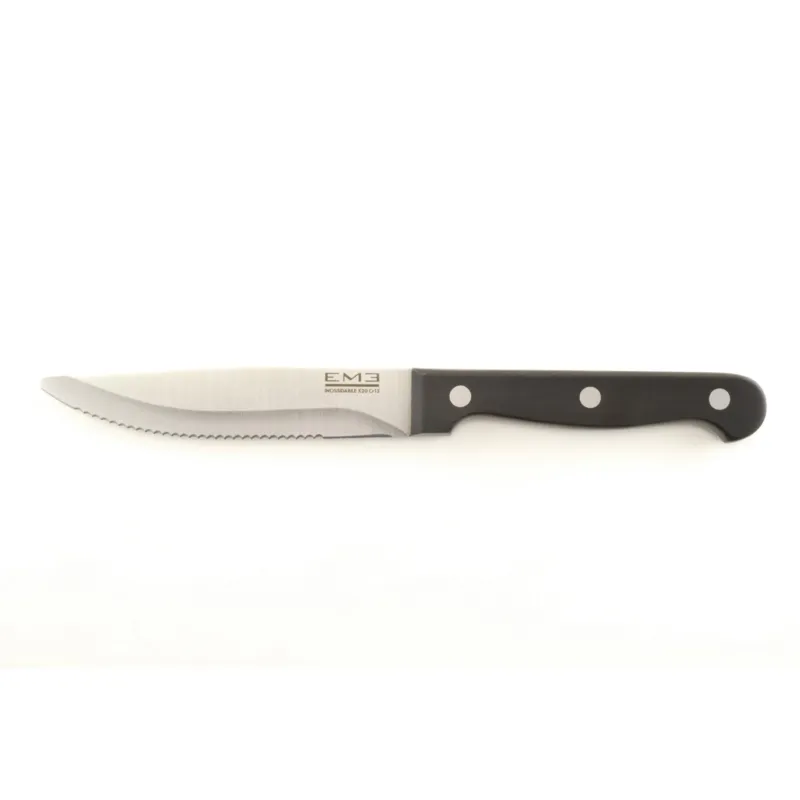 Coltello da Bistecca Jumbo Rodeo realizzato in acciaio 18/10 lunghezza 240 mm lucidato a specchio. in busta di Nylon Eme Posaterie Sconto