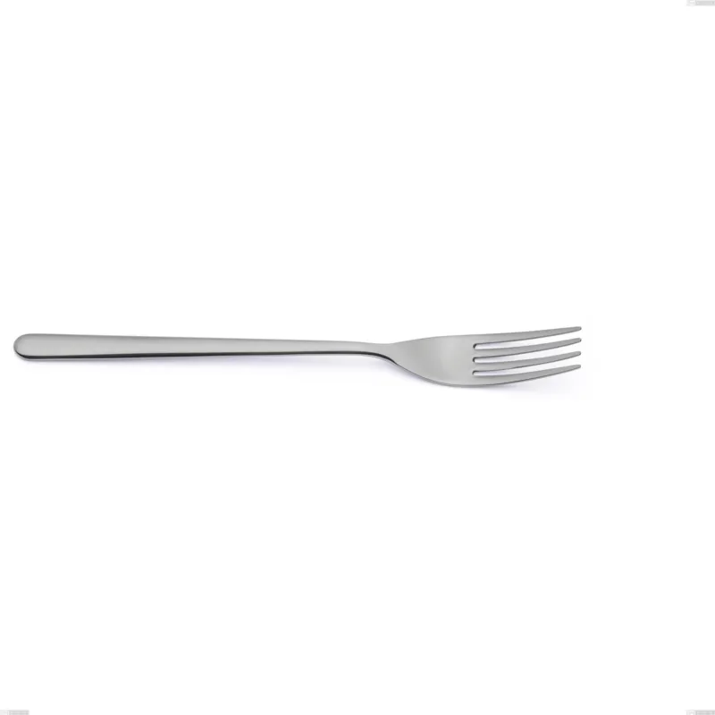 Forchetta tavola venice sabbiato, Acciaio inox Aisi 304 Posate sabbiate, spessore 4 mm, lunghezza 232 mm Eme Posaterie Professionale