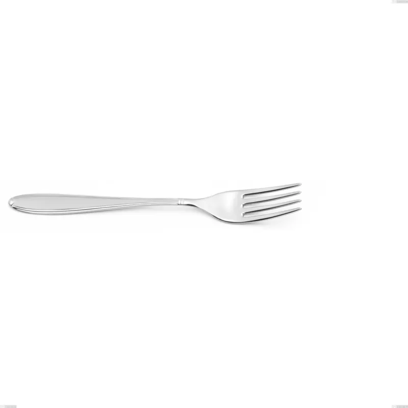 Professionale Forchetta tavola Kappa Sabbiato, 18/10 (AISI304) Acciaio sabbiato, spessore 2.5 mm, lunghezza 200 mm Eme Posaterie