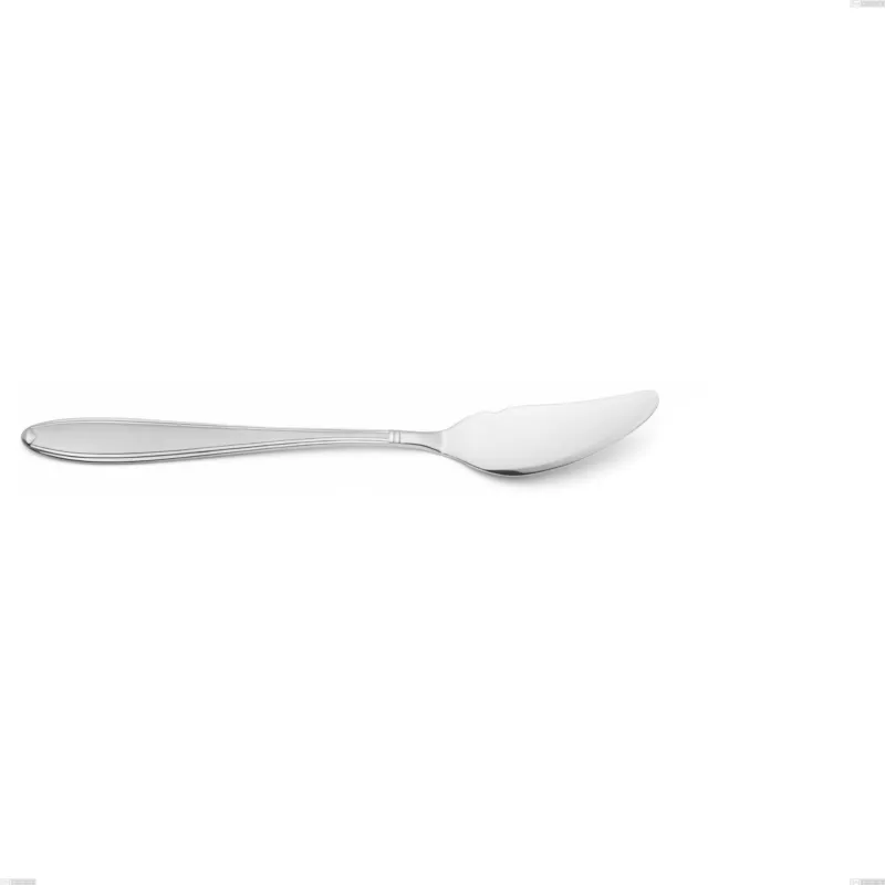 Quantità Limitata Coltello pesce Kappa Sabbiato, 18/10 (AISI304) Acciaio sabbiato, spessore 2.5 mm, lunghezza 202 mm Eme Posaterie
